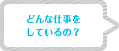 どんな仕事をしているの? どんな仕事をしているの?